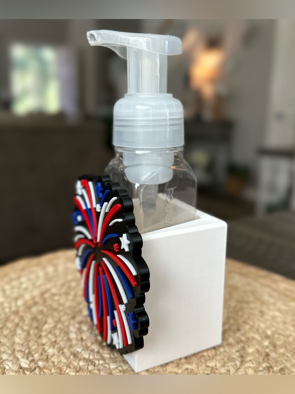 Patriotic Firework Soap holder for Bath & Body Works - Fourth of July - Picture 3 of 5